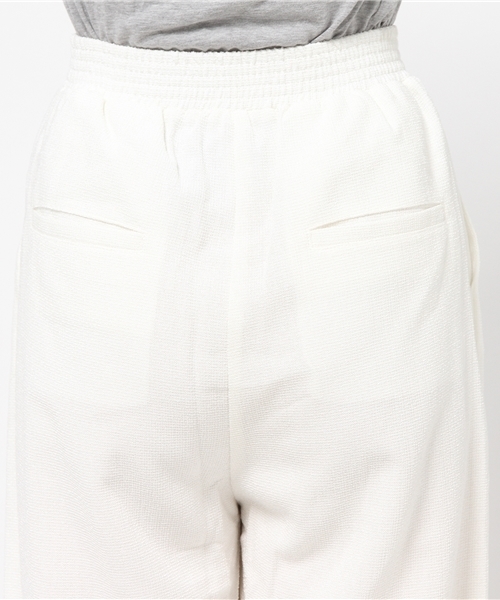 mystic(ミスティック)の「ワイドパンツ(その他パンツ・レディース・チャコールグレー/オフホワイト/グレー・フリ-)」の8枚目の写真