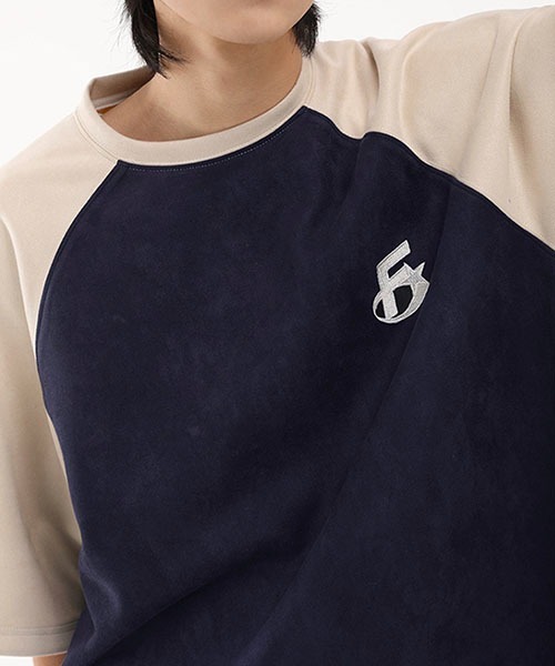 WESTBOY(ウエストボーイ)の「ビッグシルエットラグランTシャツWOK23S3TP07【WB ORIGINALS】(Tシャツ/カットソー・メンズ・ネイビー/レッド/グリーン・L/M/XL)」の16枚目の写真