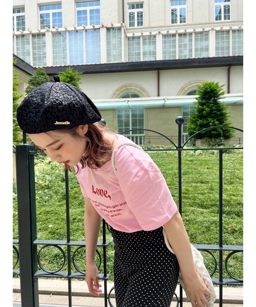 JUMELLE（ジュメロ）の「エンボスベレー帽（ハンチング/ベレー帽・レディース・ブラック・FREE）」の11枚目の写真