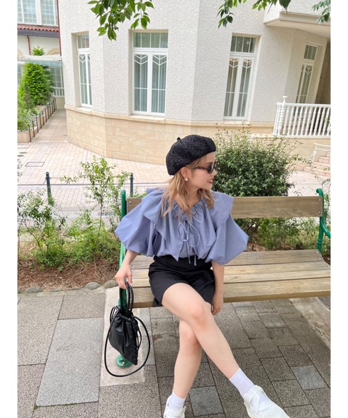 JUMELLE（ジュメロ）の「エンボスベレー帽（ハンチング/ベレー帽・レディース・ブラック・FREE）」の17枚目の写真
