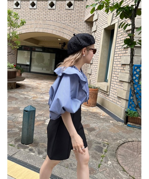 JUMELLE（ジュメロ）の「エンボスベレー帽（ハンチング/ベレー帽・レディース・ブラック・FREE）」の20枚目の写真