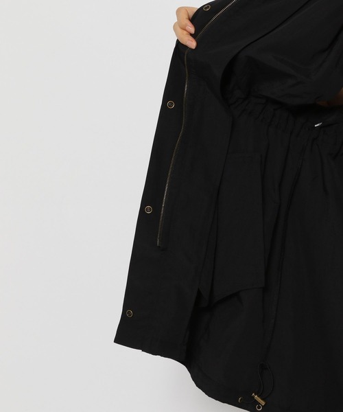 LEPSIM（レプシィム）の「2WAYミリタリードロストジャケット　905126（ミリタリージャケット・レディース・ブラック/カーキ/アイボリー・FREE）」の13枚目の写真