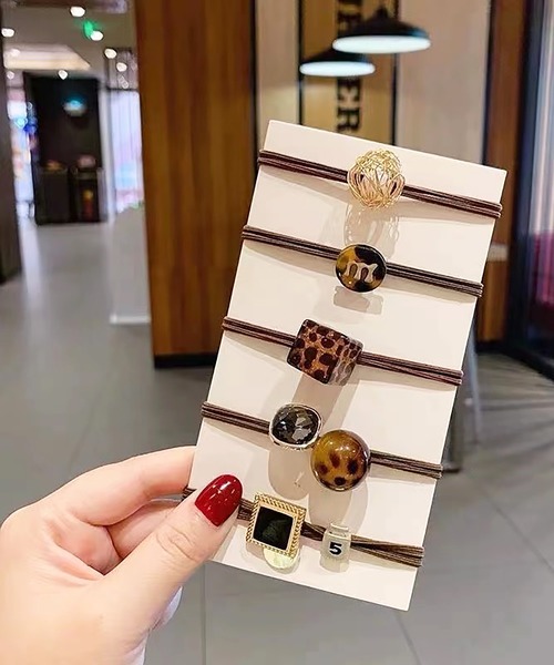 セール】デザインヘアゴム5点セット（ヘアゴム）｜Bifrost（ビフレスト