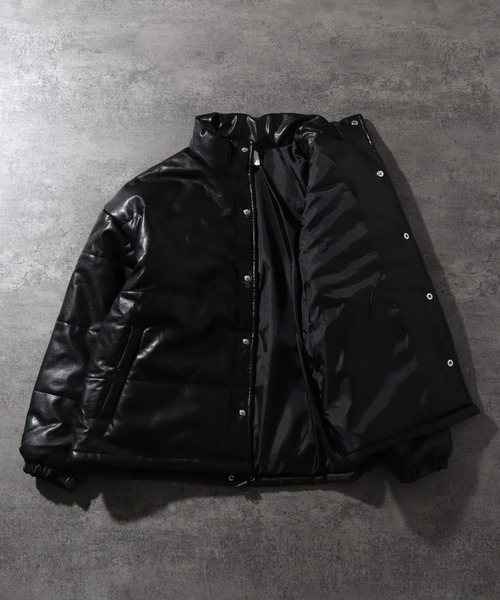 セール】【welise/ウェライズ】アーティフィシャルレザー オーバー
