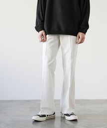 TRストレッチシューカットフレアスラックスパンツ