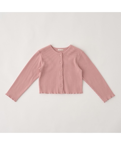 Lycee mine（リセマイン）の「アソートテレコカーディガン（Tシャツ/カットソー・キッズ・ミント/グレイッシュベージュ/アイボリー/ピンク/ブラック/グレー/レッド/エメラルド・150cm/130cm/110cm/140cm/120cm/100cm）」の10枚目の写真