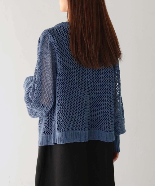 カーディガン 「vingtrois」メッシュニットカーディガン レディース HER CLOSET カーディガン 「vingtrois」メッシュニット