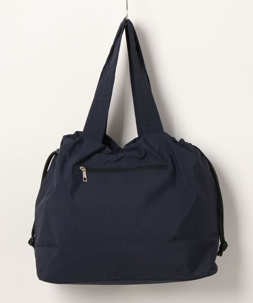 petit main(プティマイン)の「【WEB限定】【プティプラ】ママパパ巾着トートバッグ(トートバッグ・レディース・ネイビー・FREE)」の2枚目の写真