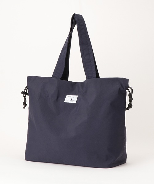 petit main(プティマイン)の「【WEB限定】【プティプラ】ママパパ巾着トートバッグ(トートバッグ・レディース・ネイビー・FREE)」の6枚目の写真