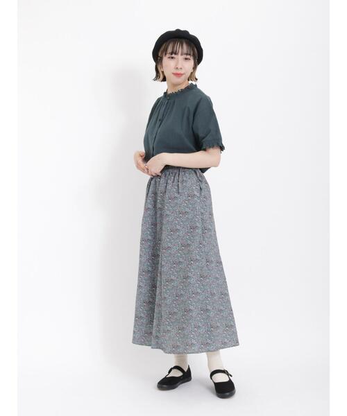 Samansa Mos2（サマンサ モスモス）の「襟レースシャーリング前後2WAYブラウス（シャツ/ブラウス・レディース・ブラック/ブラウン/オフホワイト/イエロー/ブルー/グリーン・F）」の14枚目の写真