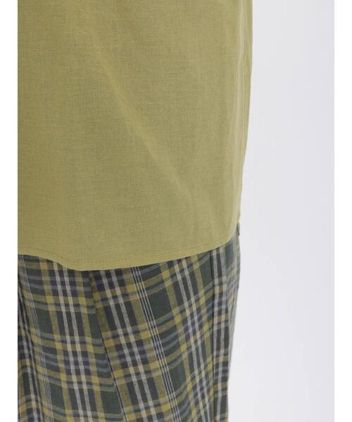 Samansa Mos2（サマンサ モスモス）の「襟レースシャーリング前後2WAYブラウス（シャツ/ブラウス・レディース・ブラック/ブラウン/オフホワイト/イエロー/ブルー/グリーン・F）」の22枚目の写真