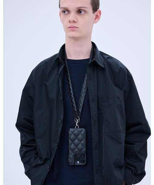 SOPHNET.（ソフネット）の「DEMIURVO LEATHER QUILTING NECK