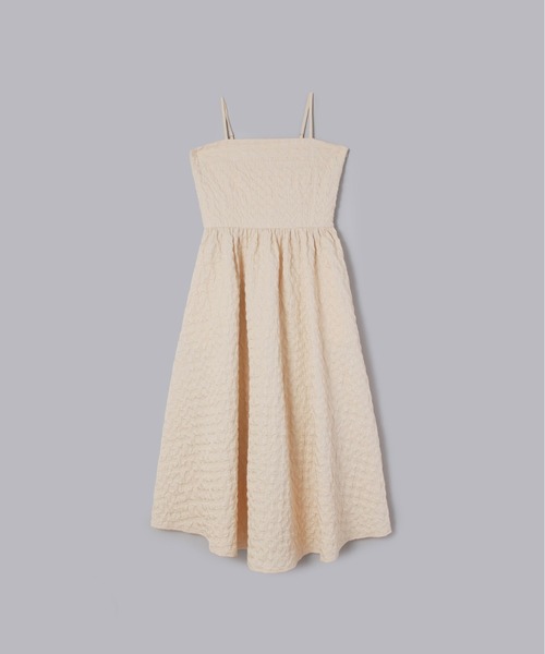 Olu.（オルドット）の「ジャガードキャミソールワンピース（ドレス・レディース・アイボリー/カーキ/ブラック・FREE）」の4枚目の写真