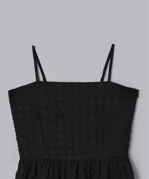 Olu.（オルドット）の「ジャガードキャミソールワンピース（ドレス・レディース・アイボリー/カーキ/ブラック・FREE）」の9枚目の写真