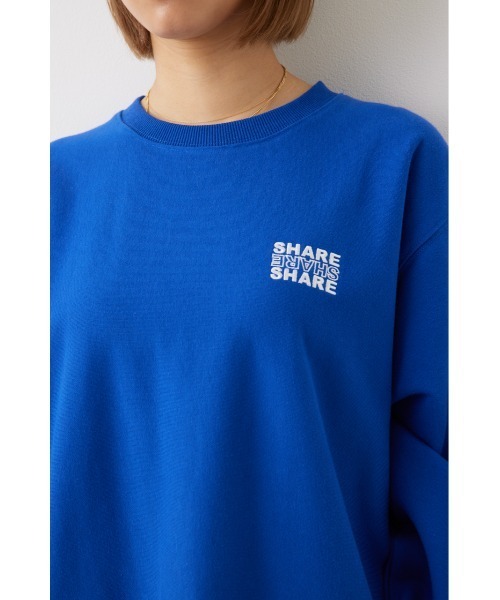 RODEO CROWNS WIDE BOWL（ロデオクラウンズワイドボウル）の「SHARE HEAVY WEIGHT プルオーバー（スウェット・レディース・ブルー/マスタード/ブラック/ライトグレー・MEDIUM/LARGE）」の11枚目の写真