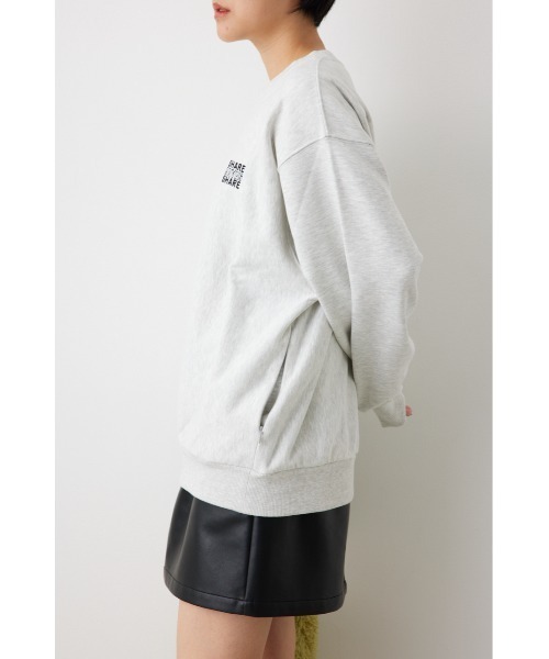 RODEO CROWNS WIDE BOWL（ロデオクラウンズワイドボウル）の「SHARE HEAVY WEIGHT プルオーバー（スウェット・レディース・ブルー/マスタード/ブラック/ライトグレー・MEDIUM/LARGE）」の8枚目の写真