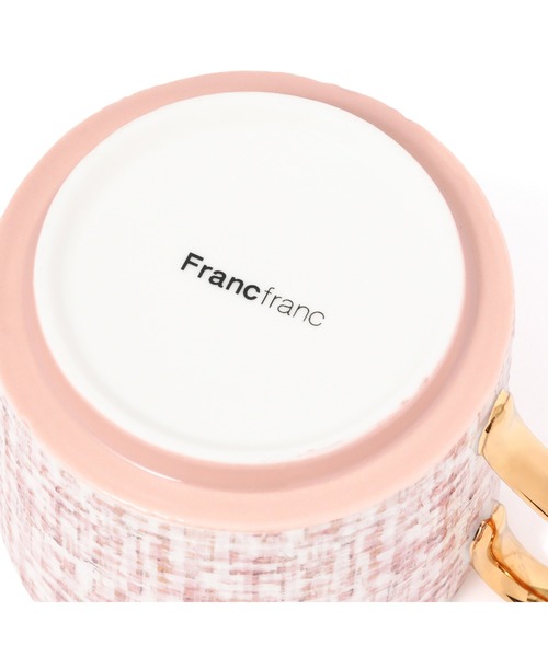 ツイード カップ&ソーサー ピンク（食器）｜Francfranc（フランフラン
