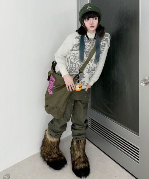 Vandy The Pink(ヴァンディーザピンク)の「ストリートファッション VANDY THE PINK ヴァンディーザピンク GRAFFITI RIP STOP ZIP TOTE BAG トートバッグ ショルダーバッグ ボディクロスバッグ(トートバッグ・メンズ・カーキ・ONE SIZE)」の16枚目の写真