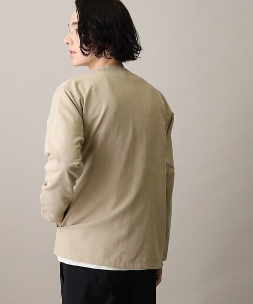 THE SHOP TK (ザ ショップ ティーケー )の「◆スウェードタッチノーカラーカーディガン(カーディガン/ボレロ・メンズ・ブラック/グレー/ベージュ・02/03/04)」の13枚目の写真