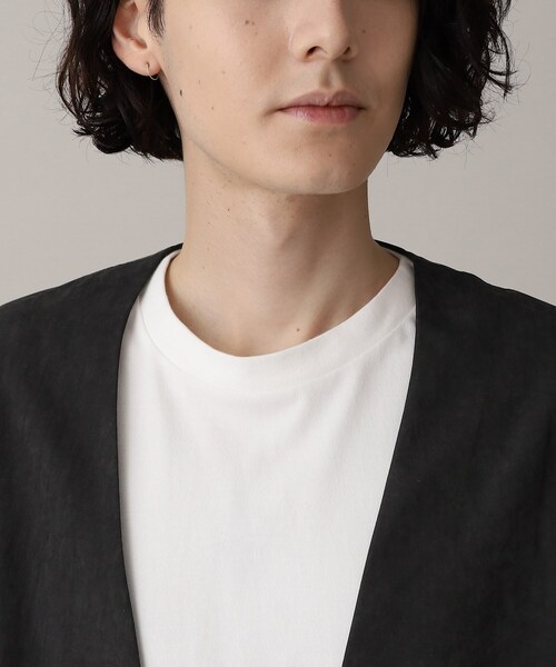 THE SHOP TK (ザ ショップ ティーケー )の「◆スウェードタッチノーカラーカーディガン(カーディガン/ボレロ・メンズ・ブラック/グレー/ベージュ・02/03/04)」の17枚目の写真