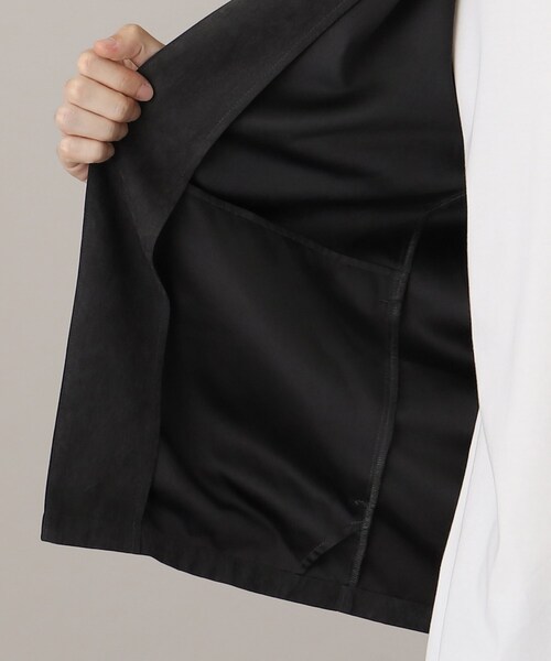 THE SHOP TK (ザ ショップ ティーケー )の「◆スウェードタッチノーカラーカーディガン(カーディガン/ボレロ・メンズ・ブラック/グレー/ベージュ・02/03/04)」の20枚目の写真