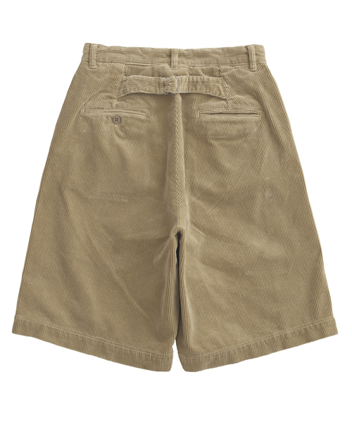 SEA（シー）の「VINTAGE 858H ハイライズコーデュロイワイドショーツ（その他パンツ・レディース・ベージュ/インディゴブルー・26inch/24inch/25inch）」の3枚目の写真