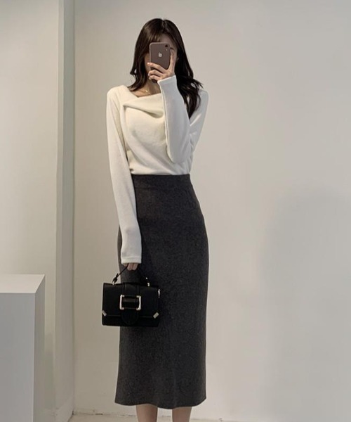 DECEMBERMAY♥️長袖トップス セール】長袖トップス やわらか秋冬トップス（Tシャツ