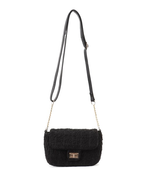 grove（グローブ）の「◆【美人百花11月号掲載】キルトフェイクファーツイードミニショルダー（ショルダーバッグ・レディース・ブラック系1/ベージュ系その他6/ベージュ系その他2/アイボリー系1・00）」の9枚目の写真