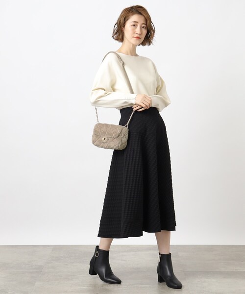 grove（グローブ）の「◆【美人百花11月号掲載】キルトフェイクファーツイードミニショルダー（ショルダーバッグ・レディース・ブラック系1/ベージュ系その他6/ベージュ系その他2/アイボリー系1・00）」の18枚目の写真