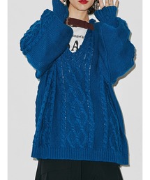 jouetie | ベルトケーブルニット(ニット/セーター)