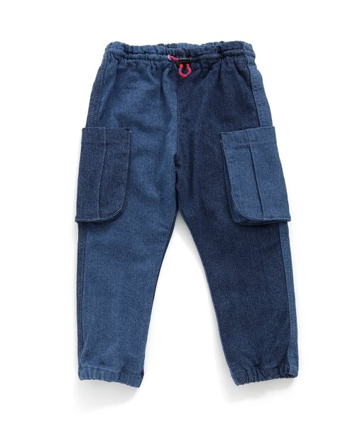 BREEZE（ブリーズ）の「【ストレッチ・裏起毛】あったからくらくサイドポケットパンツ（その他パンツ・キッズ・インディゴブルー/ブラウン/ブラック/カーキ・100/120/150/130/90/110/140）」の4枚目の写真