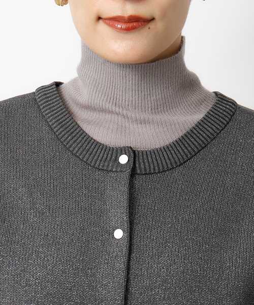 OPAQUE.CLIP(オペークドットクリップ)の「◆前後2WAY きらきらラメニット【洗濯機洗い可】(ニット/セーター・レディース・ホワイト系8/ブラウン系その他7/チャコール・38/42/36/40)」の16枚目の写真