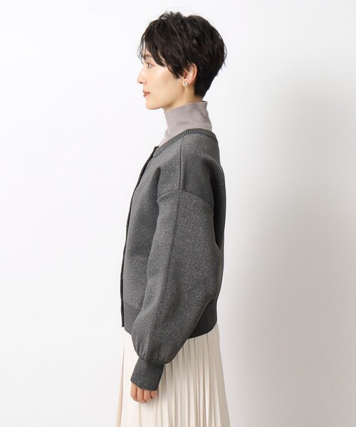 OPAQUE.CLIP(オペークドットクリップ)の「◆前後2WAY きらきらラメニット【洗濯機洗い可】(ニット/セーター・レディース・ホワイト系8/ブラウン系その他7/チャコール・38/42/36/40)」の19枚目の写真