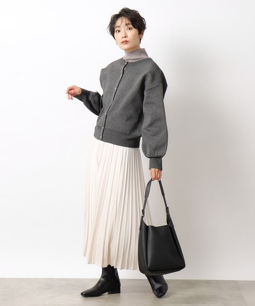 OPAQUE.CLIP(オペークドットクリップ)の「◆前後2WAY きらきらラメニット【洗濯機洗い可】(ニット/セーター・レディース・ホワイト系8/ブラウン系その他7/チャコール・38/42/36/40)」の21枚目の写真