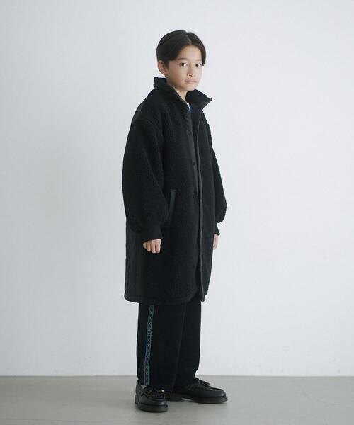 green label relaxing（グリーンレーベルリラクシング）の「TJ カットベロア サイドテープ パンツ 140cm-160cm（その他パンツ・キッズ・ネイビー/ブラック・140cm/150cm/160cm）」の5枚目の写真