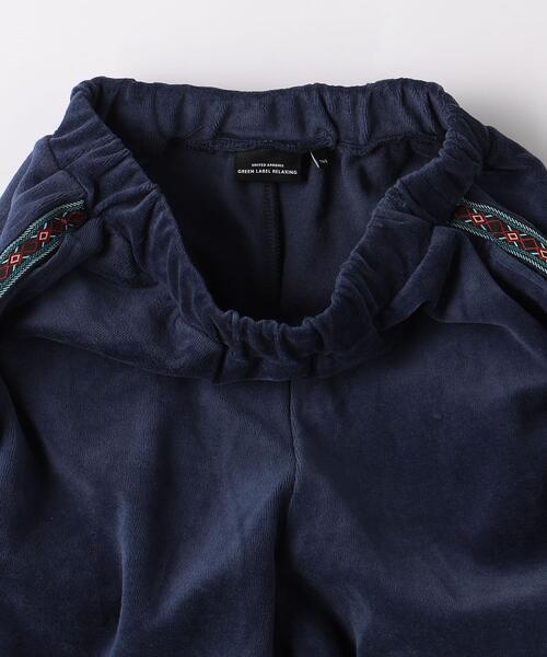 green label relaxing（グリーンレーベルリラクシング）の「TJ カットベロア サイドテープ パンツ 140cm-160cm（その他パンツ・キッズ・ネイビー/ブラック・140cm/150cm/160cm）」の20枚目の写真