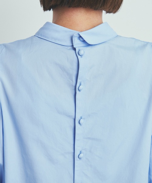 CHILD WOMAN（チャイルドウーマン）の「FINX ボリューム袖ブラウス（シャツ/ブラウス・レディース・サックスブルー/ホワイト/ピンク・FREE）」の12枚目の写真