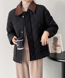 【BANICO】秋冬コーデュロイ&キルティング ショートジャケット