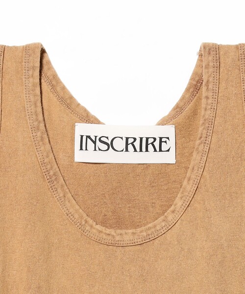 INSCRIRE(アンスクリア)の「INSCRIRE / ブリーチ タンクドレス(ワンピース・レディース・レッド系その他7/ブラック系その他3・MEDIUM/SMALL)」の7枚目の写真
