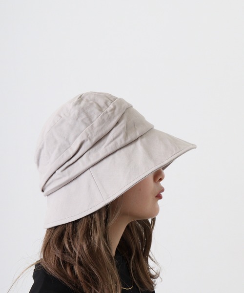 FUNALIVE（ファンアライブ）の「PAGE ONE ＵＶキャスケット（キャスケット・レディース・ブラック/アイボリー/グレー・FREE）」の3枚目の写真