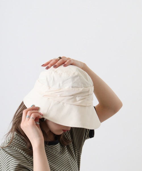 FUNALIVE（ファンアライブ）の「PAGE ONE ＵＶキャスケット（キャスケット・レディース・ブラック/アイボリー/グレー・FREE）」の6枚目の写真