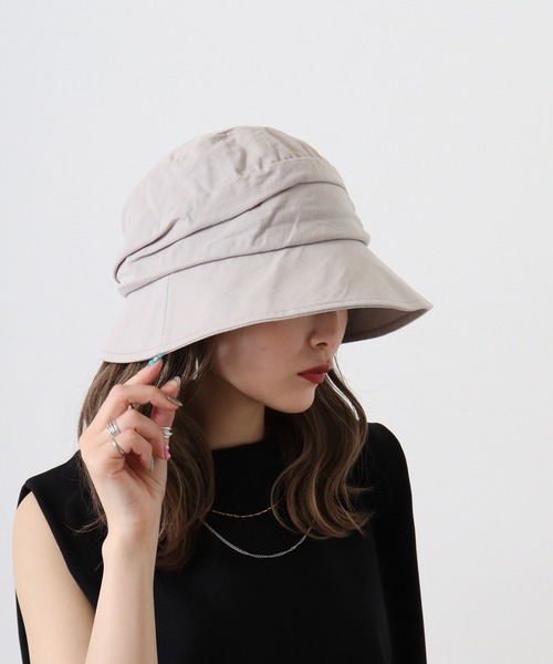 FUNALIVE（ファンアライブ）の「PAGE ONE ＵＶキャスケット（キャスケット・レディース・ブラック/アイボリー/グレー・FREE）」の8枚目の写真