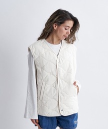ROXY（ロキシー）の「QUILTED VEST/ロキシーキルティングデザインベスト（ベスト）」