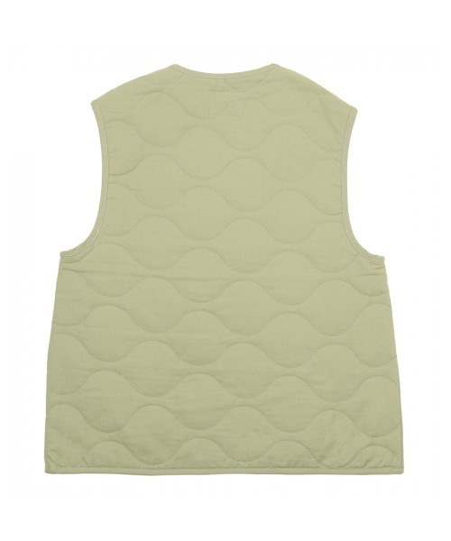 ROXY(ロキシー)の「QUILTED VEST/ロキシーキルティングデザインベスト(ベスト・レディース・カーキ/ホワイト・MEDIUM/LARGE/SMALL)」の8枚目の写真