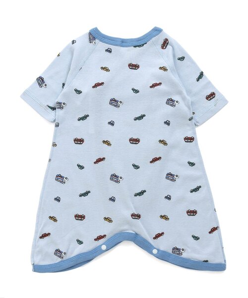 apres les cours（アプレレクール）の「ベビー長袖フライスコンビ肌着（肌着・キッズ・ピンク/アイボリー/サックスブルー/ミント/ベージュ・60/70）」の10枚目の写真