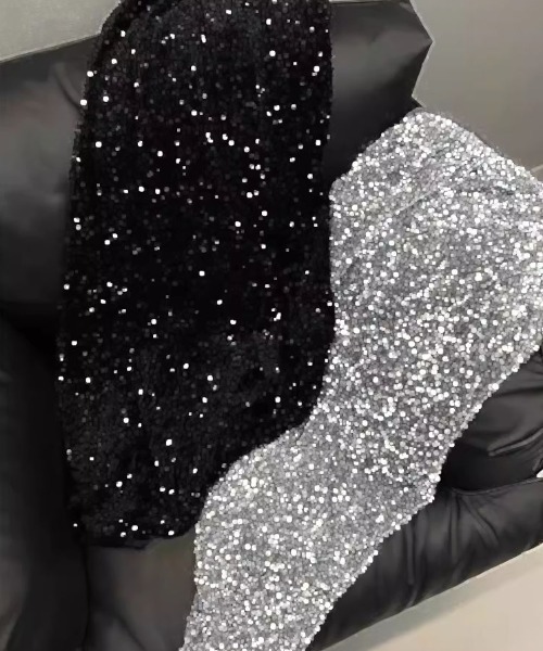 LAC-VERT（ラック・ヴェール）の「スパンコール ロングスカート（スカート・レディース・シルバー/ブラック・M/L）」の12枚目の写真