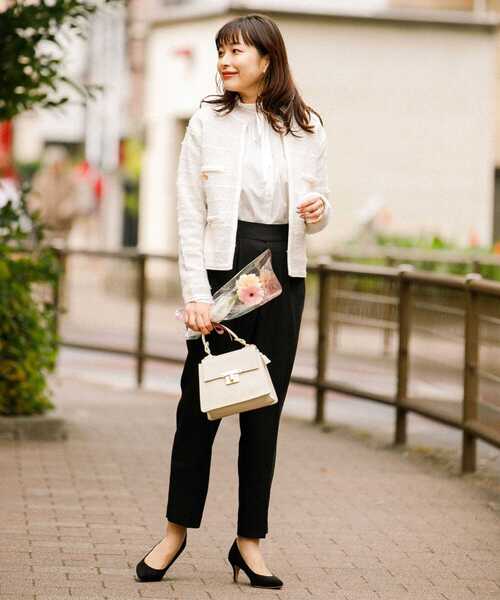 F by ROSSO(エフバイロッソ)の「F by ROSSO ツイードニットカーディガン(カーディガン/ボレロ・レディース・ネイビー/オフホワイト・FREE)」の15枚目の写真