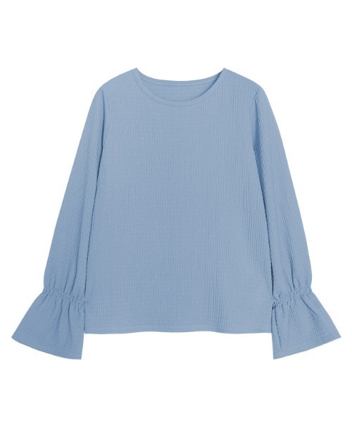 Pierrot(ピエロ)の「キャンディースリーブジャカードカットソー(Tシャツ/カットソー・レディース・イエロー/アイボリー/ブラック/ベージュ/ブルー系その他・M/L)」の15枚目の写真