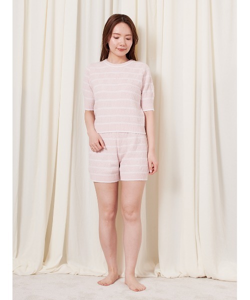 SNIDEL HOME（スナイデルホーム）の「ボーダーショートパンツ