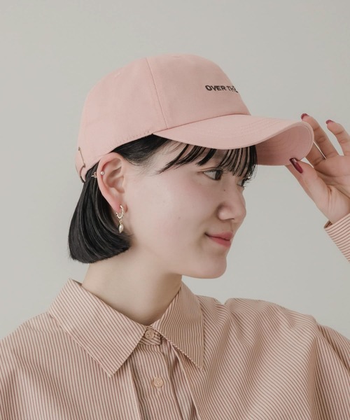 SMELLY(スメリー)の「コットンロゴキャップ(キャップ・レディース・ピンク/アイボリー/ブラック/ブルー・-)」の4枚目の写真